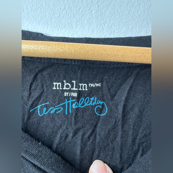 mblm Tess holiday distressed fringed band tank top relaxed fit XL - Picture 5 of 9